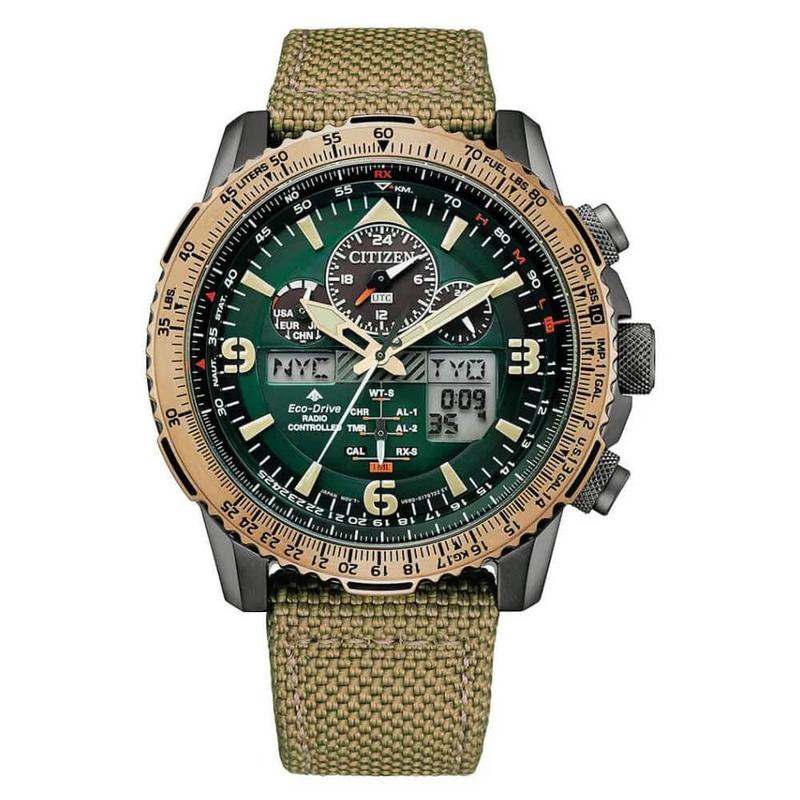 吉 Relógio Masculino Citizen Aqualand Marine Eco-Drive TZ30740P em